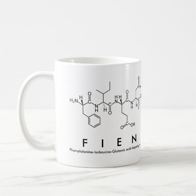 Fien peptide name mug (Left)