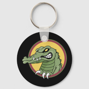 Fierce Alligator Key Ring