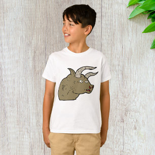Fierce Angry Bull Head Rustic Wild Animal T-Shirt