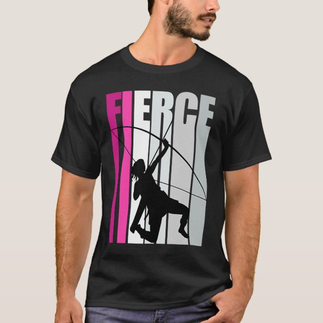 Fierce Archery Birthday Colourful Bow Arrow Practi T-Shirt (Front)