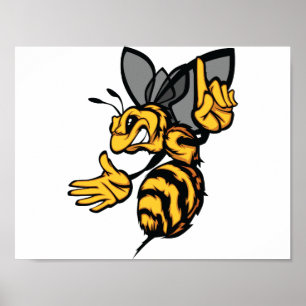 Fierce Bee Poster