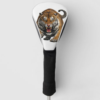 Fierce Bengal Tiger Mid Pounce Wildlife Golf Head Cover