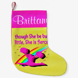 FIERCE CHEERLEADER PERSONALIZED CHRISTMAS STOCKING