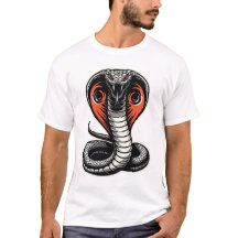 Fierce Cobra Snake Illustration Bold Power Design