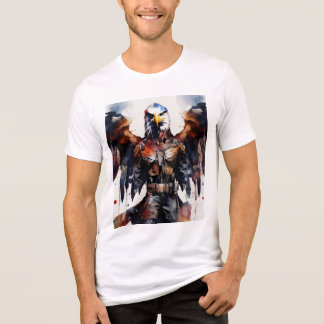 Fierce Crystal Eagle T-Shirt  Tri-Blend Shirt