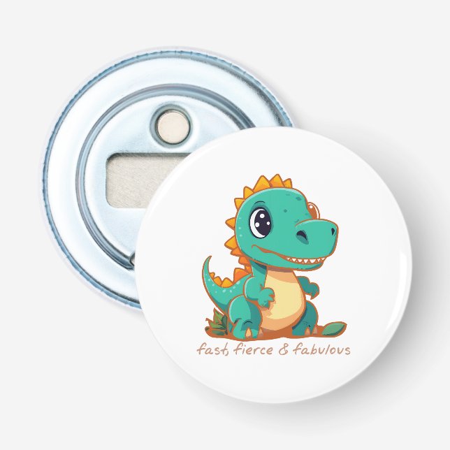 Fierce Dinosaurs Bottle Opener (Front)