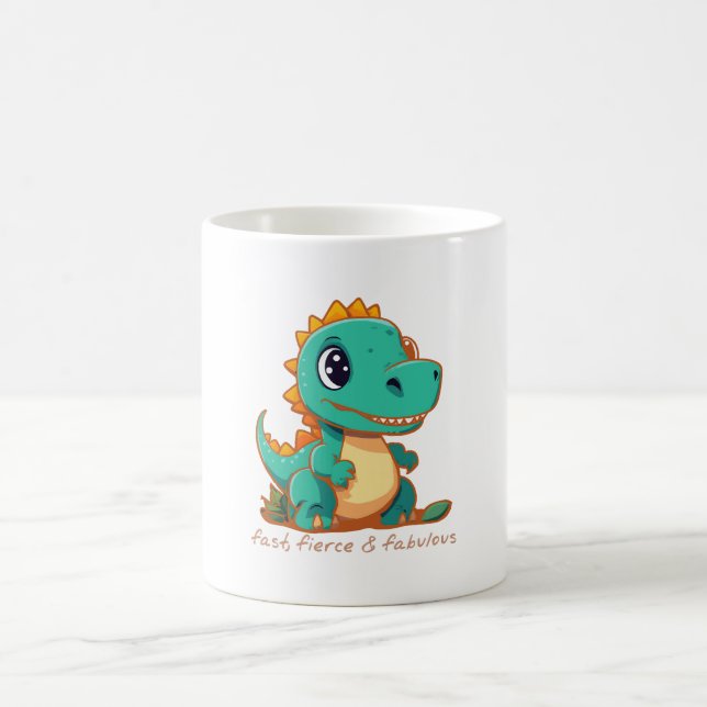 Fierce Dinosaurs Coffee Mug (Center)
