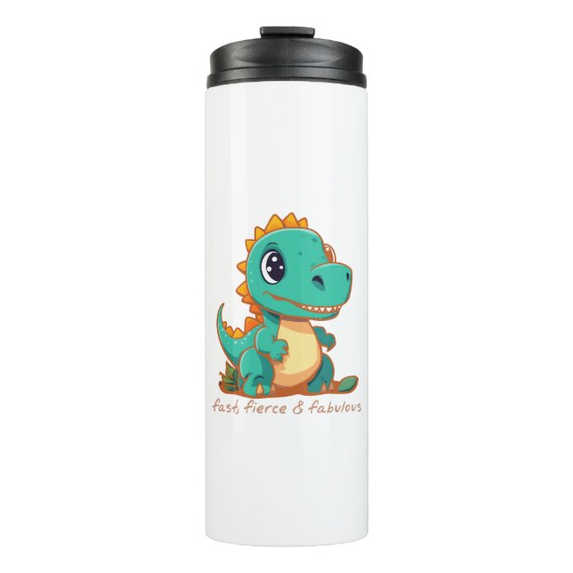 Fierce Dinosaurs Thermal Tumbler (Front)