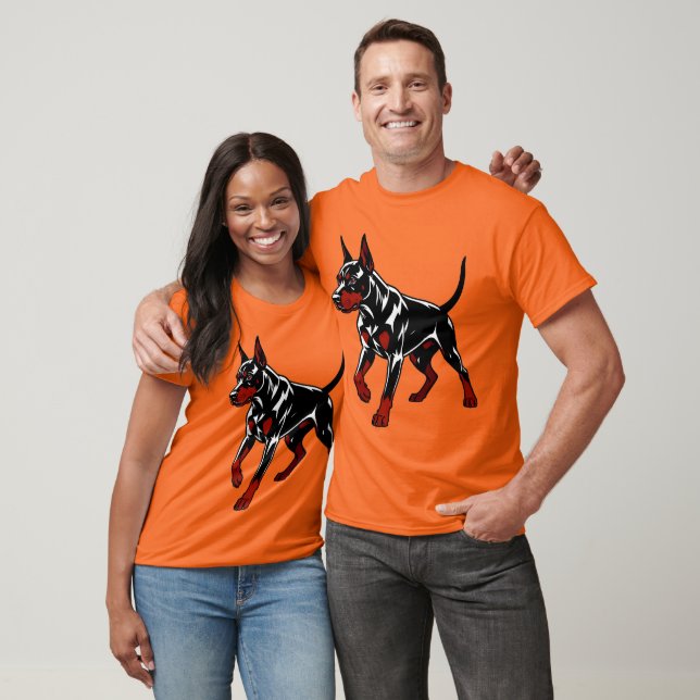 Fierce Doberman Guard Dog T-Shirt (Unisex)