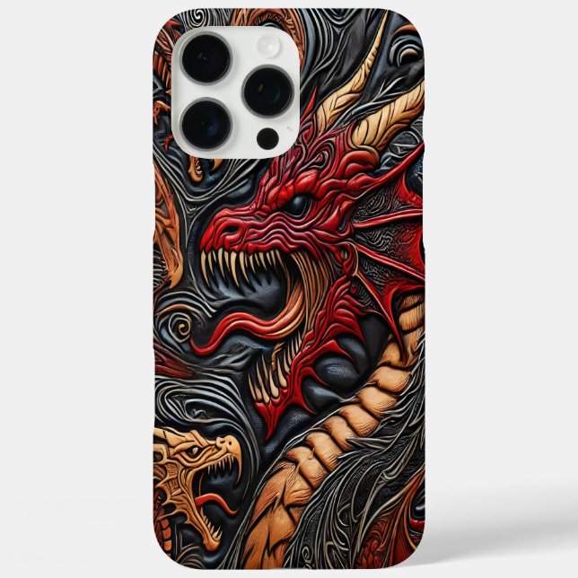 Fierce Dragon Art Case-Mate iPhone Case (Back)