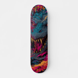 Fierce Dragon Graffiti Street – Limited Edition Skateboard