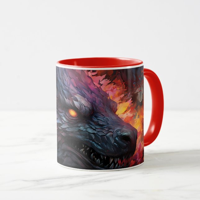 Fierce Dragon Mug (Front Right)