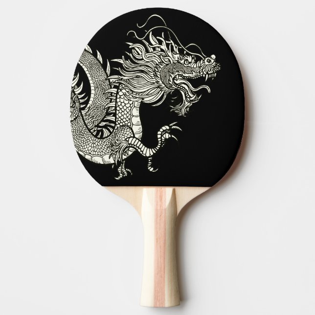 Fierce Dragon Ping Pong Paddle (Front)