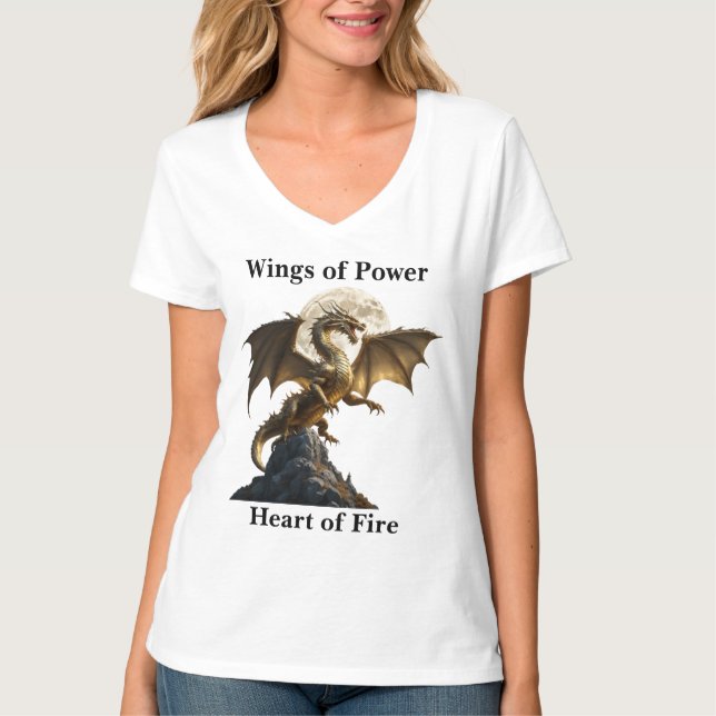 Fierce Dragon Rearing T-Shirt (Front)