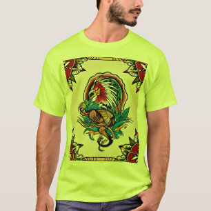 Fierce Dragon Tattoo Design – Symbol of Strength, T-Shirt