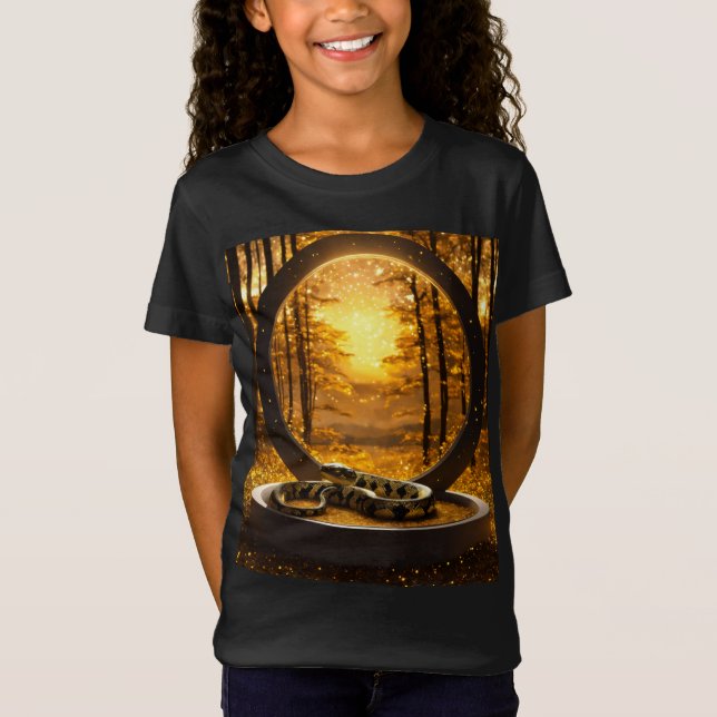 Fierce Dragon Tattoo Design - Symbol of Strength,  T-Shirt (Front)