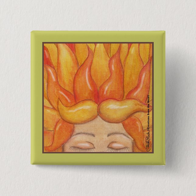 Fierce Dreamer 15 Cm Square Badge (Front)