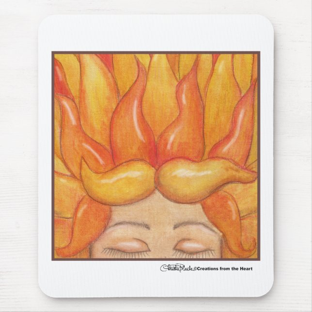 Fierce Dreamer Mouse Mat (Front)