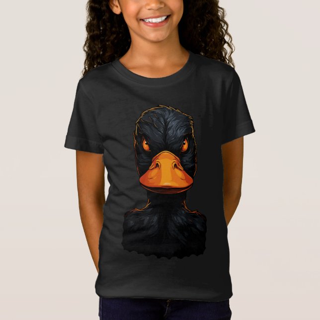 Fierce Duck - Bold and Striking T-Shirt (Front)