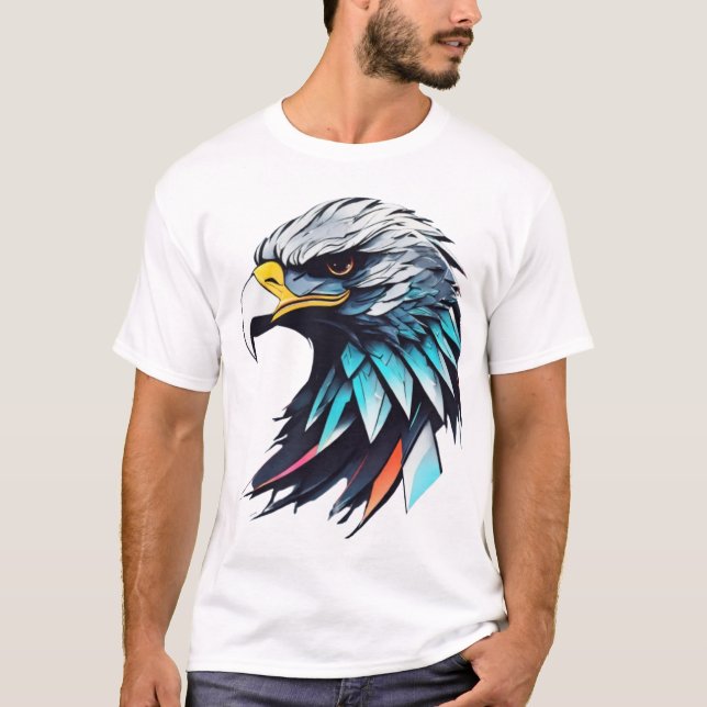  Fierce Eagle Art Design, T-Shirt (Front)