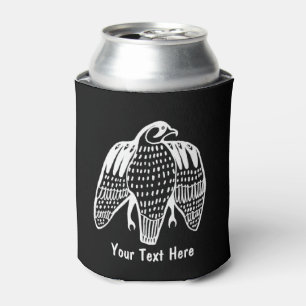 Fierce falcon can cooler - add your own text