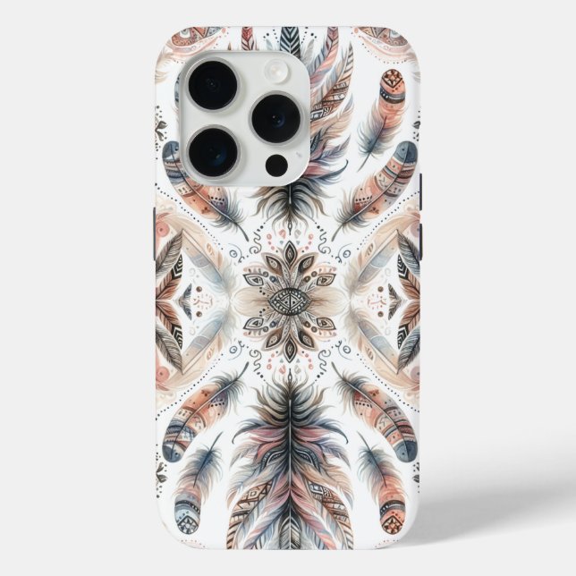 Fierce Feathers Case-Mate iPhone Case (Back)