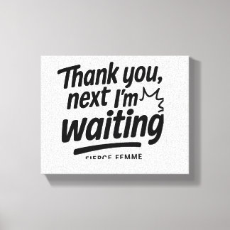 FIERCE FEMME - Empowering Canvas Wall Art for Wome