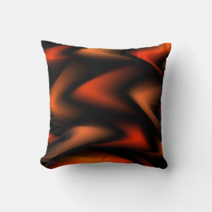 Fierce Flames Abstract Cushion