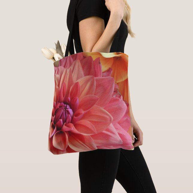 Fierce Flower Farmer's Market Tote Bag (Close Up)