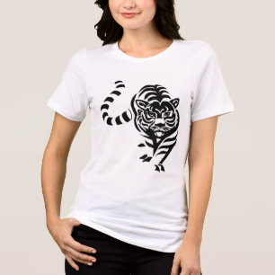 Fierce Grace – Women's Tiger Graphic Tri-Blend T-S Shirt