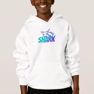Fierce Gradient Shark Logo Bold Ocean