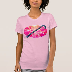 Fierce Heartbreaker Anime Hearts Crowbar Design T-Shirt