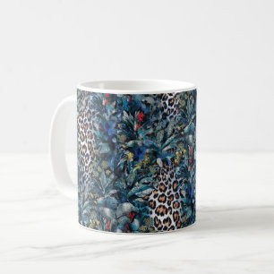 Fierce Jungle Leopard Coffee Mug