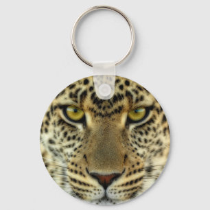 Fierce Leopard Key Ring