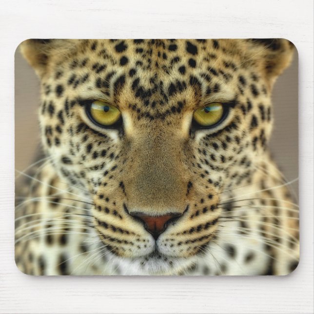 Fierce Leopard Mouse Mat (Front)