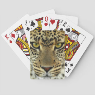 Fierce Leopard Playing Cards