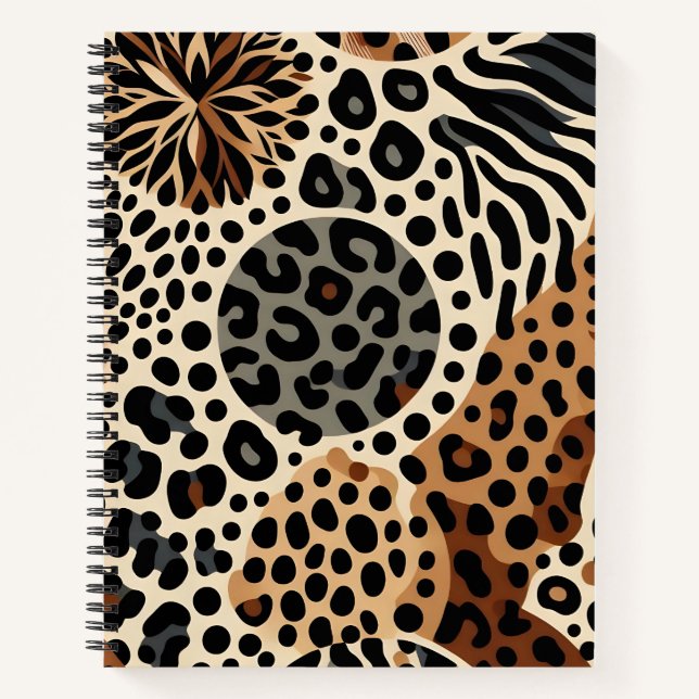 Fierce Leopard Skin Notebook (Front)