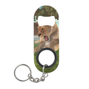 Fierce Lioness Jungle Adventure Art