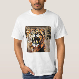 Fierce Majestic Lion - King Of The Beasts T-Shirt