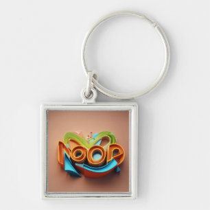 Fierce "Noor" 3D Logo Design for Key Ring