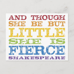 Fierce Postcard