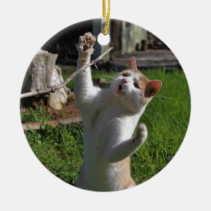 Fierce Predator Ceramic Tree Decoration