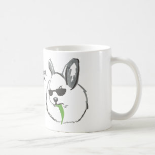 Fierce Rabbit with Quote Coffee Mug