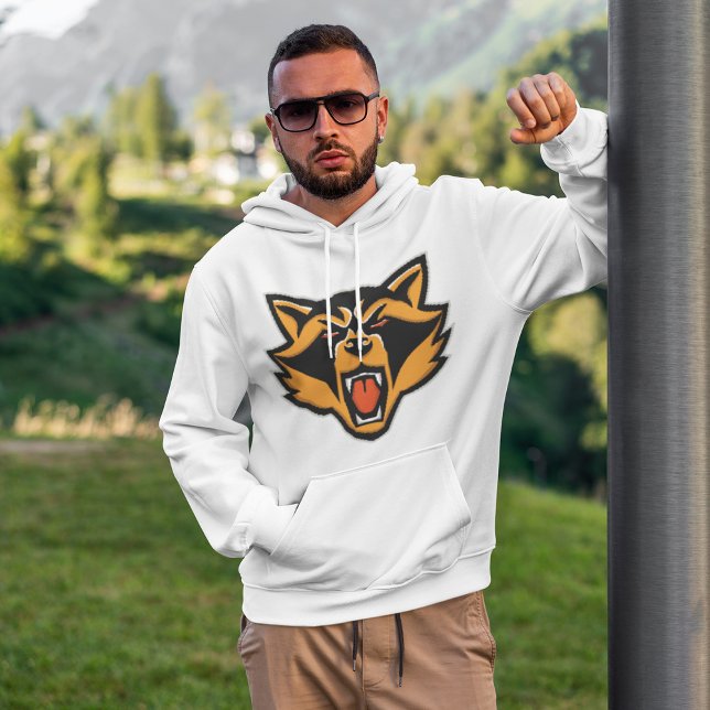 Fierce Raccoon Mascot Bold Wild Animal Graphic  Hoodie (Creator Uploaded)