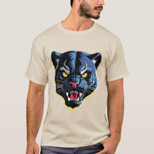 Fierce Roaring Panther Mascot T-Shirt