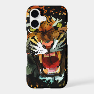 Fierce Roaring Tiger Artwork   Bold Wild Jungle
