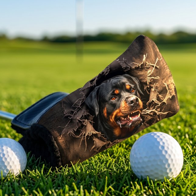 Fierce Rottweiler Golf Putter Head Cover (Creator Uploaded)