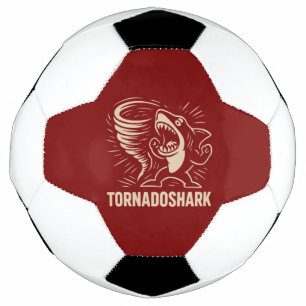Fierce shark tornado art design for viral  football