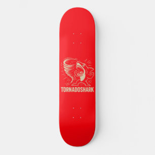 Fierce shark tornado art design for viral  skateboard