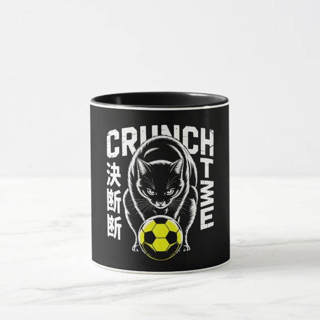 Fierce Soccer Cat Mug (Center)